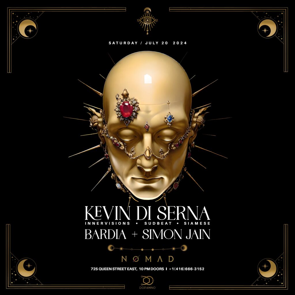 Kevin Di Serna at Nomad Toronto July 20, 2024. Supported by BARDIA and Simon Jain